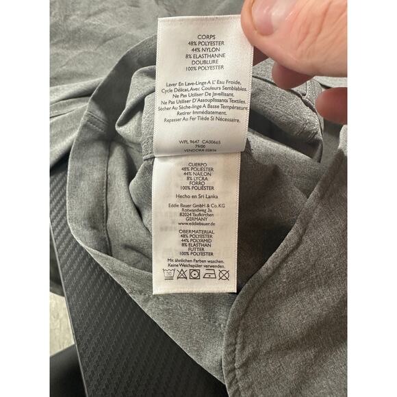 Eddie Bauer Travex Blazer Sport Coat Size 42 Light Grey Performance - Picture 7 of 10